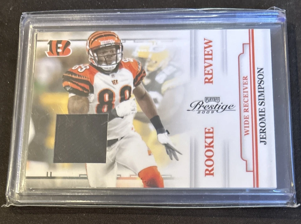 2009 Playoff Prestige - Rookie Review Materials #27 Jerome Simpson (MEM) Bengals - Image 1 of 2