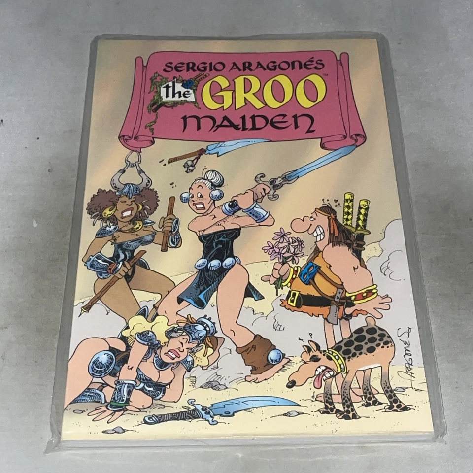 GROO MAIDEN Sergio Aragones Dark Horse TPB Primera Edición 2002 Excelente Estado Foto 1 de 1