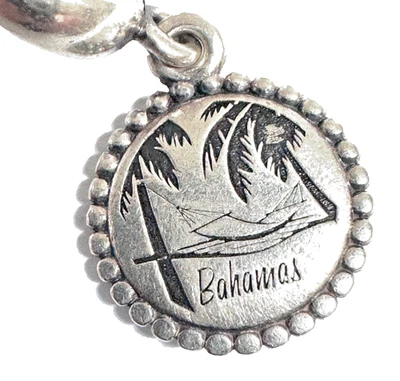Pandora серебро Багамские острова путешествий отпуск подвеской подвеска - USB791169-G058 - Изображение 1 из 4