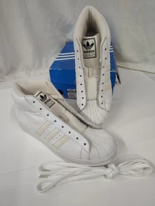 vintage adidas pro model White Shell  05/02 079688 - Picture 1 of 14