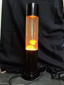Mathmos Lava Lamp, Jet / Orange Lava, Foggy Liquid - Picture 1 of 13