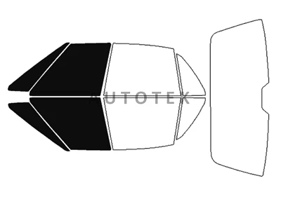 PreCut Film Front Two Door Windows Any Tint Shade For Buick LeSabre 1995-1999 - Image 1 of 4