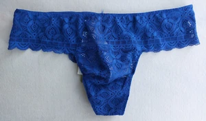 NEW Intimissimi Lace Brazilian Briefs Blue Size S - Picture 1 of 3