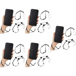 2 Pcs Beads Hanging Chains Phone Bracelet Straps Phone Beads Straps - Zdjęcie 1 z 12