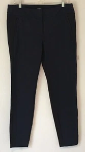 Ann Taylor LOFT Lounge Hose Jogginghose Gr. 12 schwarz blau zweifarbig Reißverschlusstaschen - Bild 1 von 6