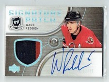 05-06 UD Upper Deck The Cup Signature Patches  Wade Redden  /75   Patch  Auto