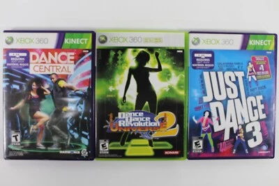 Just Dance 3, Dance Central, Dance Dance Revolution Universe, Microsoft Xbox 360 - Image 1 of 4