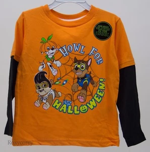Paw Patrol Howl for Halloween Glow in the Dark Long Sleeve Shirt Size 2T NWT - Picture 1 of 1