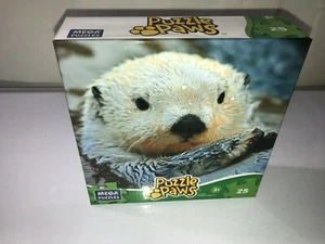 MEGA PUZZLES PUZZLE PAWS OTTER 25 PIECE AGES 3 PLUS NEW 11X11 - Picture 1 of 1