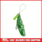 Sensory Press Toy Squeeze Pea Beans Relieve Stress Fun Game Keychain Decor