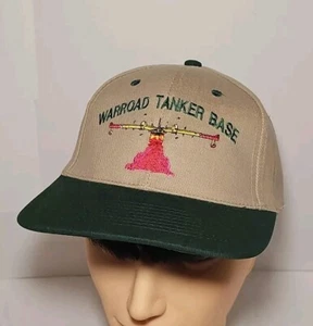 Warroad Tanker Base Air Tanker Flugzeug Pilot bestickt SnapBack grün beige - Bild 1 von 6