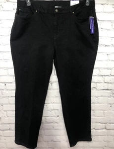 Neu mit Etikett neu Catherine’s Plus The Universal Jeans schwarz Stretch gerades Bein Gr. 18 - Bild 1 von 12
