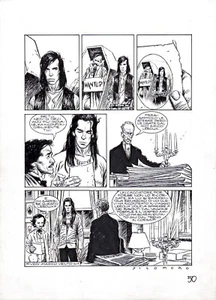 EUGENIO SICOMORO - Tavola originale Magico Vento n.17 "Il collezionista" p. 50 - Picture 1 of 1
