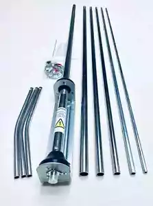 Sigma Venom 5/8 Wave High Gain Srebrny pręt CB Stacja bazowa Antena 10 i 11 metrów - Zdjęcie 1 z 6