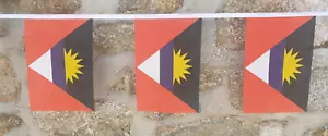 Wimpelkette Antigua und Barbuda Flagge - 6m mit 20 Fahnen - Bild 1 von 4