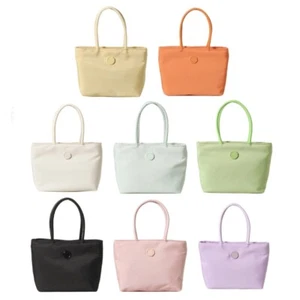Women Bag Casual Top Handle Bag Solid Color Handbag Large Capacity Commuting Bag - Picture 1 of 16
