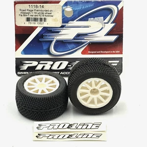 Proline Road Rage 57mm Wabash 1/18th Tyres/Wheels Pin Drive OZRC - Picture 1 of 5