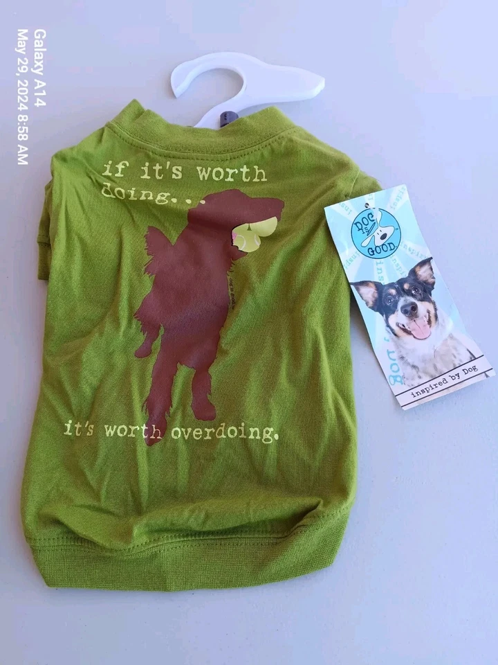 Camiseta pequeña Dog Is Good ropa para cachorros mascotas Foto 1 de 4