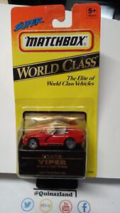 Matchbox 1993 super world class Dodge viper   (CP22)
