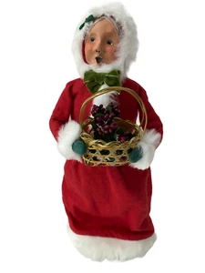 Byers Choice Mrs. Santa Claus 2011 Carolers Basket 14" - Picture 1 of 3