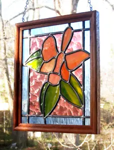 stained glass panel 8" x 10" - Picture 1 of 4