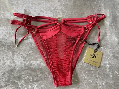 🌟AUTÉNTICO BIRDETTE MIEL GANIEVE ROJO CALZONCILLO TALLA GRANDE NUEVO CON ETIQUETAS🌟 Foto 1 de 4