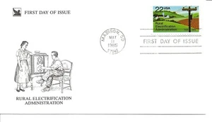 US Scott #2144, First Day Cover 5/11/85 Madison Single Electrification - Picture 1 of 1