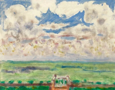 Impresión en lienzo de terraza y balcón Pierre Bonnard 16 x 20 Foto 1 de 4