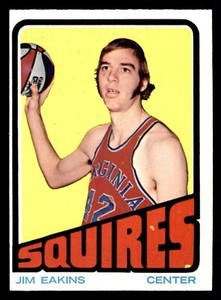 1972 Topps Basketball #213 Jim Eakins EX/MT *d2