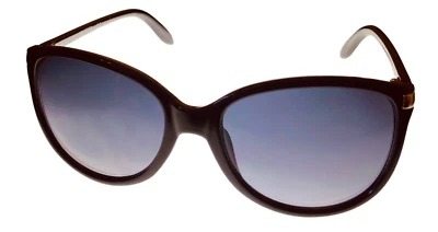 Gafas de sol Kenneth Cole Reaction para mujer de diseñador negras brillantes/grises degradadas Foto 1 de 3