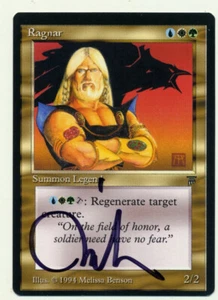 MTG Artist Proof Ragnar Legends Magic The Gathering Signed Reserved List - Picture 1 of 2