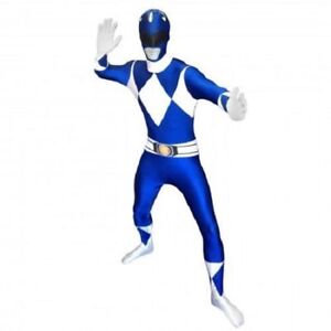Morphsuits Blue Power Rangers Body Suit Skin Halloween Adults Costume 78-0318