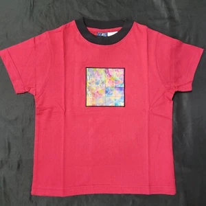 Disney Mickey Mouse Red & Blue Shirt Holographic Patch - Kids Medium 4-5 - Picture 1 of 6