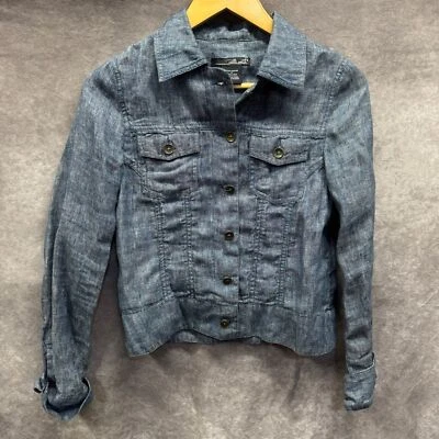Willi Smith Lightweight Linen Jacket Size Small - Image 1 of 3