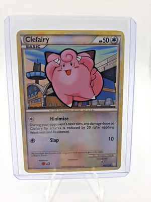 Clefairy 60/123 Pokemon Card HeartGold And SoulSilver Common 2010 TCG Game - Image 1 of 2