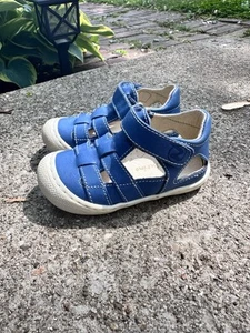 Naturino Boys Closed Leather Sandals with Arch Ankle and Orthopedic Support - Picture 1 of 6
