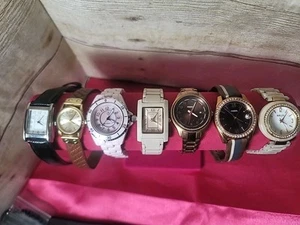 Lot Of 7 Women's Watches, Fossil, Isaac Mizrahi,Relic Women’s Working Nice  - Picture 1 of 16