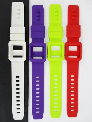 Lot of 4 Colors Silicone Watch Band Wrist Strap Skin Cover Apple iPod Nano 6th - Image 1 of 3