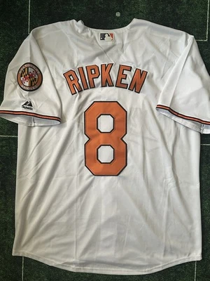 Camiseta de beisebol retrô CAL RIPKEN JR Baltimore Orioles Throwback tamanho XL - Imagem 1 de 4