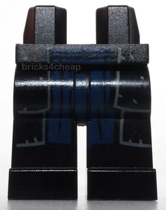 Lego Black Hips and Legs with Coattails and Dark Blue Shirttails Pattern - Picture 1 of 1