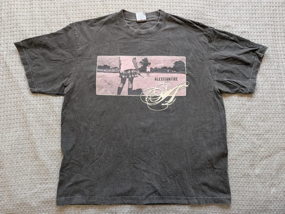 Alexisonfire Shirt Mens XL Gray Band Graphic Tee Post-Hardcore Emo Rock - Image 1 of 4