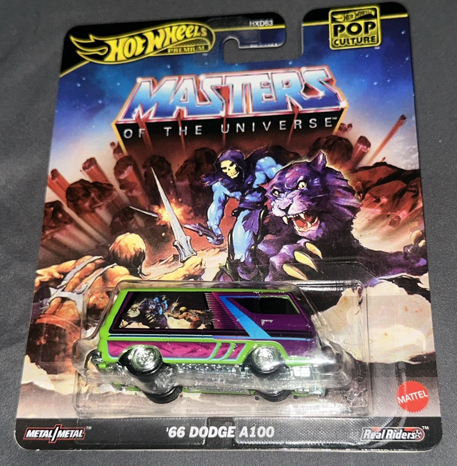 Hot Wheels Pop Culture JBL69 Masters of the Universe 1966 DODGE A100 1 64