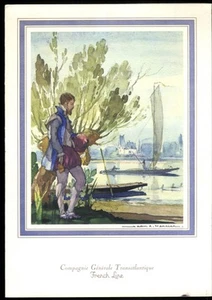 French Line S S France Caribbean Cruise Menu Luncheon 11/7 1971 - Picture 1 of 1