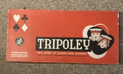 Juego Cadaco Tripoley Vintage 1960 Edición Corona Completo Foto 1 de 4