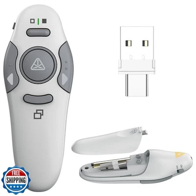 QUI Presentation Clicker Wireless Presenter Remote Clicker for PowerPoint Pre - Image 1 of 4