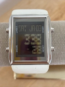 Michael Kors White Digital Watch # MK-9006~New Battery - Picture 1 of 14
