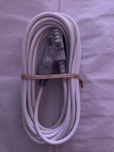DSL Kabel TAE F-zu RJ45 Stecker, 4,25m, Weiß - Photo 1/3