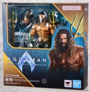 BANDAI S.H.FIGUARTS DC UNIVERSE AQUAMAN AND THE LOST KINGDOM AQUAMAN FIGURE - Picture 1 of 8