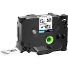 1PK TZ251 Black on White Label Tape For Brother P-touch PT-P750W P900W 24mm 1&quot;