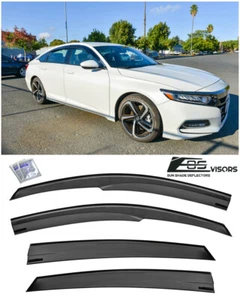 EOS For 18-22 Honda Accord | JDM MUGEN Style Side Window Visors Deflectors Guard - Picture 1 of 12